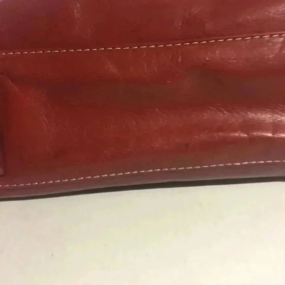 Michael kors red leather hobo handbag - Picture 3 of 8